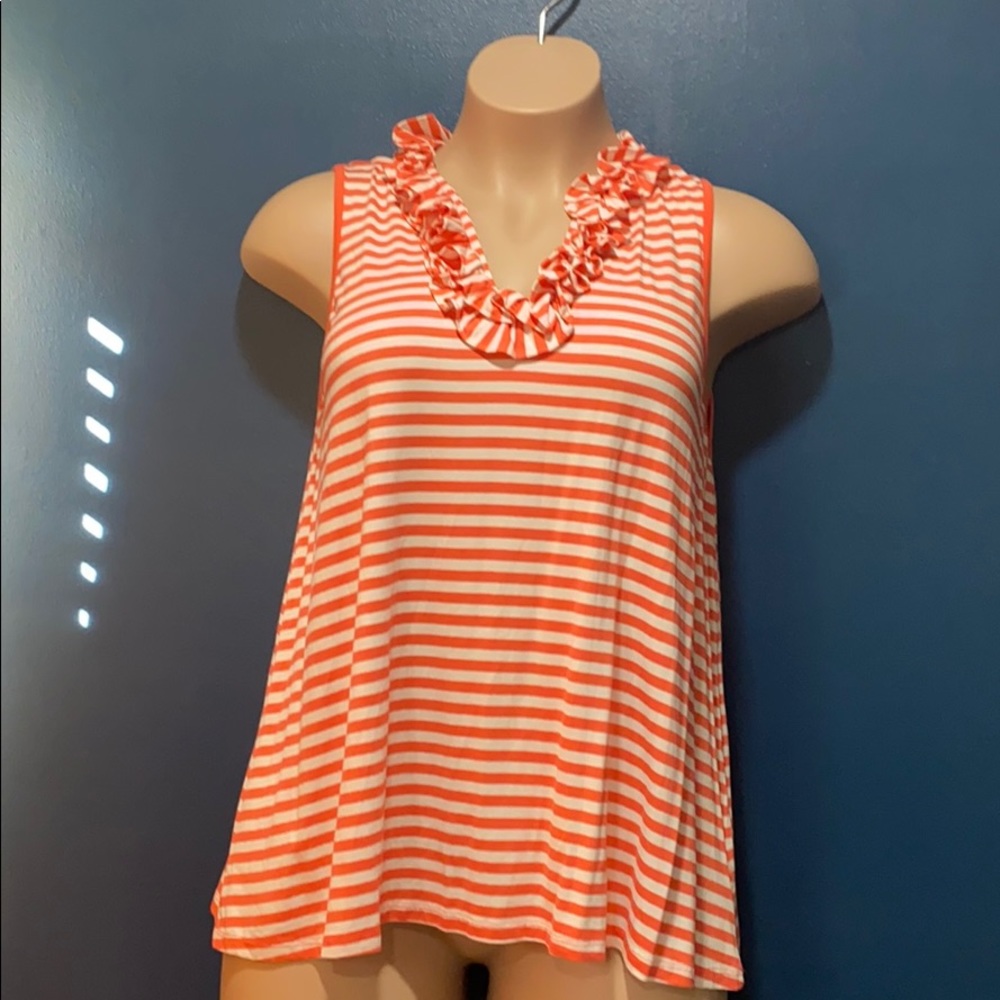 Ruffle tank top